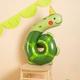 Turtle Animal Foil Balloon Number 6 | 6th Birthday Decoration Helium Air Gift