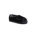 Wide Width Women's Apma Women'S Open Toe Slipper by LAMO in Black (Size 12 W)