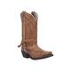 Women's Knot In Time Mid Calf Boot by Dan Post in Tan (Size 7 1/2 M)
