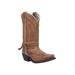 Women's Knot In Time Mid Calf Boot by Dan Post in Tan (Size 7 1/2 M)