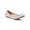 Wide Width Women's Sunnyside Ii Casual Flat by White Mountain in Bone Smooth (Size 7 1/2 W)