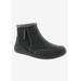 Extra Wide Width Women's Tabby Bootie by Drew in Black Combo (Size 9 1/2 WW)