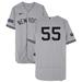 Carlos Rodon New York Yankees Game-Used #55 Gray Jersey vs. Boston Red Sox on September 12, 2023 - Worn During the 5th Inning