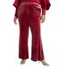 Plus Size Women's Flare Leg Tuxedo Trouser by ELOQUII in Biking Red (Size 16)