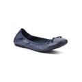 Women's Sunnyside Ii Casual Flat by White Mountain in Navy Smooth (Size 7 1/2 M)