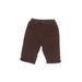 Child of Mine by Carter's Casual Pants - Elastic Straight Leg Elastic Waist: Brown Bottoms - Size 6-9 Month