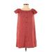 Madewell Casual Dress - Mini: Red Dresses - Women's Size 2X-Small