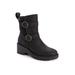 Women's Fainley Faith Bootie by MUK LUKS in Black (Size 7 1/2 M)