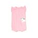 Carter's Short Sleeve Outfit: Pink Tops - Size 12 Month