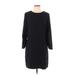 Club Monaco Casual Dress - Mini: Black Print Dresses - Women's Size 10