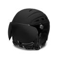 Briko Unisex – Erwachsene Helm Helmet, Matt Total Black, L