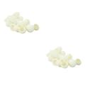 POPETPOP 400 Pcs Natural Silk Ball Cocoons Natural Silkworm Scrub Makeup Accessories Silkworm Finger Rub Facial Cleaning Balls Facial Accessories Skin Care Scrub Cleansing White