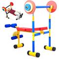 N/a Children's Play Workout Equipment, Indoor Fitness Exercise Weight Bench, Fun and Fitness Dumbbell Set, Bench and Leg Press for Kids, for Beginner Exercise, Weightlifting, Powerlifting