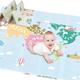 CANMALCHI Reversible Folding Large Baby Play Mat, Foam Soft Kids Crawling Mat for Floor, Double-Sided Baby Activity Play Mat, Waterproof, Non-Slip, for Children, Toddlers(200x180x1.5cm)