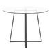 Latitude Run® Beres Dining Table Glass/Metal in Black | 30.25 H x 39.5 W x 39.5 D in | Wayfair EC64703F96844BA9A8032CE4DD18145A