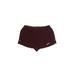 Nike Athletic Shorts: Burgundy Print Activewear - Women's Size Medium