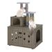 Tucker Murphy Pet™ Cat Litter Box Enclosure w/ Cat Tree Tower, Large Hidden Cat Washroom w/ Condo, Sisal Scratching Post & Soft Plush Perch | Wayfair