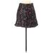 Abercrombie & Fitch Casual Mini Skirt Mini: Black Print Bottoms - Women's Size 2X-Small