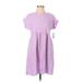 Sonoma Goods for Life Cocktail Dress - Mini: Purple Print Dresses - Women's Size X-Small