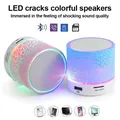 Altoparlante Bluetooth portatile Mini altoparlante wireless LED colorato Scheda TF Subwoofer USB