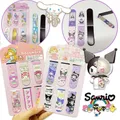 6pcs/set Sanrio Kuromi Magnetic Bookmark Cartoon Book Mark Kawaii School Supplies Magnetic Bookmark