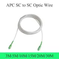Fiber Optic Wire APC SC to SC Optical Single-mode 1-core Indoor Extension Cable Simplex Convert