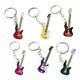 Bass Guitar Keychain Instrument Keychain Music Key Chains Stainless Steel Guitar Ornament Guitar Key