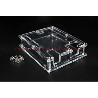 Uno R3 Fall Gehäuse Transparent Acryl Box Klar Abdeckung Kompatibel mit Arduino UNO R3 Image