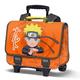 Naruto Chikara-Cartable-Rucksack 2.0 mit Abnehmbarem Trolley, Mehrfarbig, 38 x 35 cm