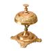 5 1/2 Inch Tall Brass Bell 3 1/4 Inch Diameter - 5.5 X 3.25 X 3.25 inches