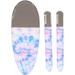 3Pc File Set: Professional Heavy Duty Glass Nail Files With Case Kit - Reusable Crystal Fingernail Manicure And Pedicure Tools For Men Women And Adults - Tiedye