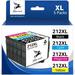 212 Ink 212 XL 212XL Ink Cartridges for Epson 212 Ink Cartridges Replacement for Epson 212XL Ink for Epson XP-4105 WF-2830 XP-4100 WF-2850 Printer (5-Pack 2 Black Cyan Magenta Yellow)