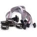 12 Inch (30cm) DB9 Serial Male Port Bracket - 10 Pin Motherboard Header Panel Mount RS232 Serial Adapter Cable 6Pcs