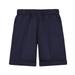 HAOTAGS Boys School Uniform Flat Front Shorts Elastic waistband Zipper Closure With Button Dark Blue Size 5-6 Years