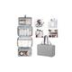 Hanging Toiletries Organiser Bag, Grey