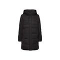 Esprit Women's Knee Length Padded Coat - Size XL Black