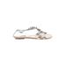 Steve Madden Sandals: Silver Shoes - Women's Size 8 - Open Toe