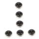 VICASKY 6 Pcs Car Air Conditioning Outlet Air Vent Rv Vent Bus Air Conditioning Deflector Rv Air Conditioning Vent Aire Acondicionado Round Air Conditioning Vent Supplies Yacht Abs Knob