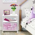 Sorbus kids Nightstand 1-Drawer Shelf Storage, Small Bedside Night Table For Bedroom, College Dorm, Steel Frame | Wayfair DRW-TB1-TID2