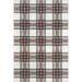 Black/Red 120 x 94 x 0.25 in Area Rug - Gracie Oaks Analisse Stewart Plaid Machine Washable Area Rug Polyester | 120 H x 94 W x 0.25 D in | Wayfair