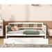 Red Barrel Studio® Gijsbert Slat Bed Wood in White | 35.4 H x 42.3 W x 78.2 D in | Wayfair 516F38992D6444C2A8AAA38CBBDA332E