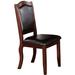 Canora Grey Seleena Full Back Side Chair Dining Chair Wood/Upholstered in Brown | 40.09 H x 20.09 W x 23.09 D in | Wayfair