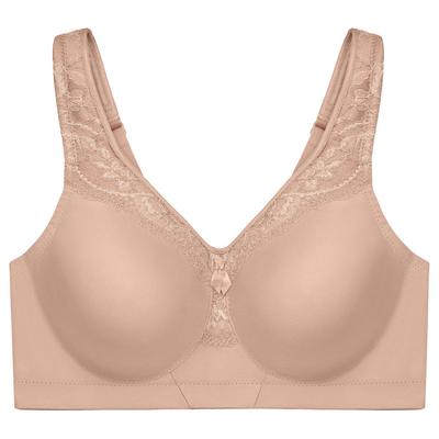 Glamorise Magiclift Seamless Bra (Size 34-H) Cafe, Polyester