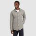 Eddie Bauer Men's Outlooker Quilted Shirt Jacket - Heather Gray - Size M