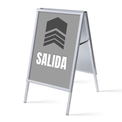 SHOWDOWN Displays Showdown Kundenstopper - DIN A1 - Komplett-Set - Salida Spanisch - Grau/Schwarz Image