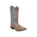 Women's Santa Fe Mid Calf Boot by Dan Post in Tan Blue Denim (Size 8 M)