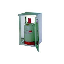 1 x 11 kg Propangas Flaschenschrank/Gasflaschenschrank MIT RÜCKWAND (geeignet für Propangasflasche) Gasschrank Schutzschrank Image