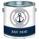 Hamburger Lack-Profi Boat paint glossy for wood and metal, pearl white, RAL 1013, white, yacht paint, yacht paint, boat colour (2.5 litres).