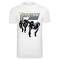 T-Shirt MERCHCODE "Herren Thin Lizzy - TL Jailbreak Round Neck" Gr. 4XL, weiß (white) Herren Shirts T-Shirts