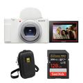 Sony ZV-1 II Digital Camera with Accessory Kit (White) ZV1M2/W